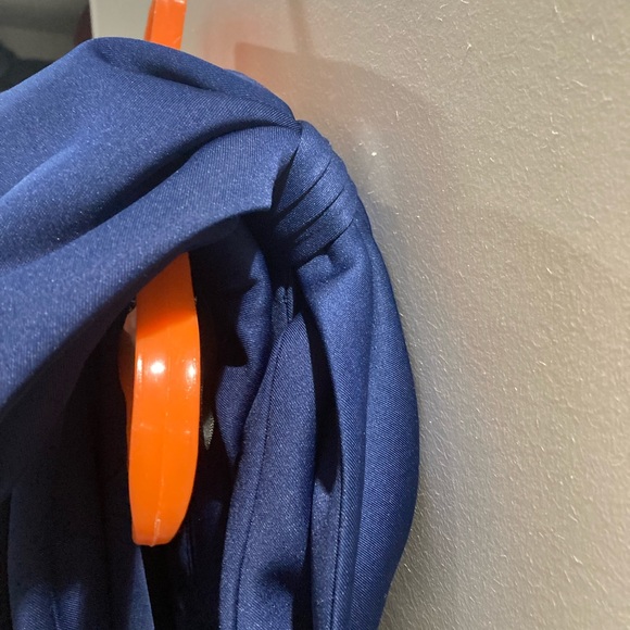 TADASHI SHOJI Women’s Size XS Dress. Navy Blue Neoprene (Snyder) - Picture 2 of 4